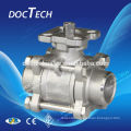 11/2" DN40 FNPT/BSP/BSPT Thread 3-PC Stainless Steel Thread Ball Valve With High Demand Products From China Supplier